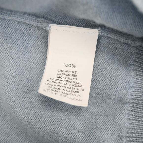 Brunello Cucinelli Sweater Sz XS Blue Cashmere Knit Pullover Quiet Luxury Italy - Picture 7 of 9